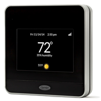 Carrier Thermostat HVAC product illustration